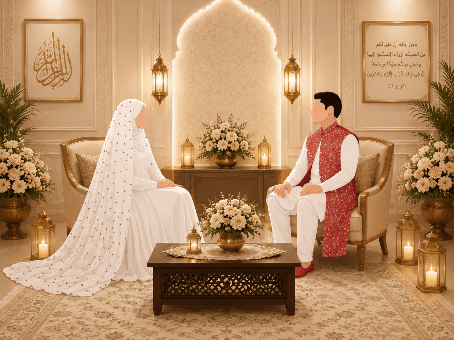 Matrimonial backdrop